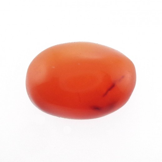 Ratti-7.60 (6.88ct) Natural Sulemani Orange/Red Agate | Lal Hakik Aqiq 